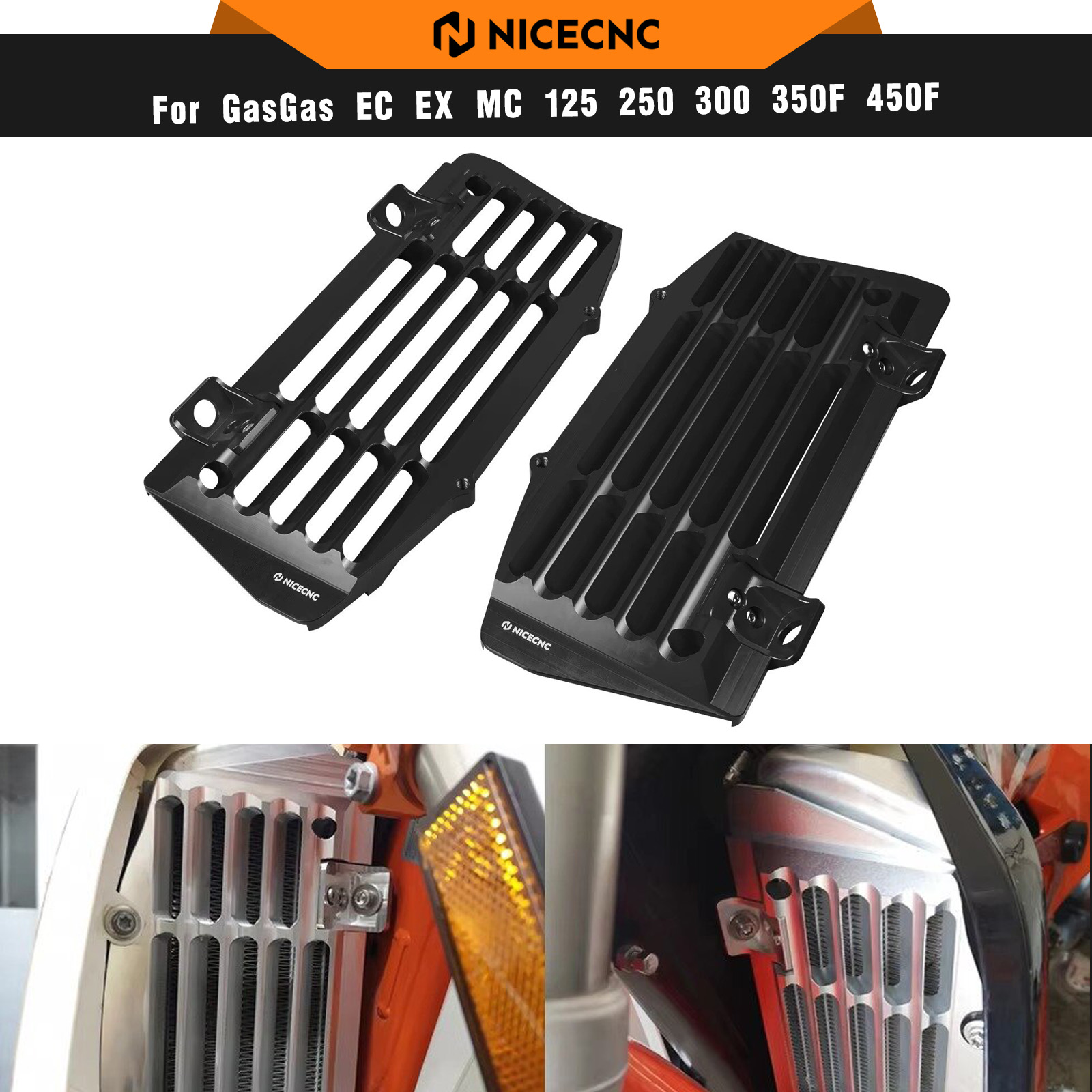Husqvarna Chainsaw 450 - NICECNC ガスガス EC 300 2021-2023 ラジエーターグリルガードグリルカバープロテクター