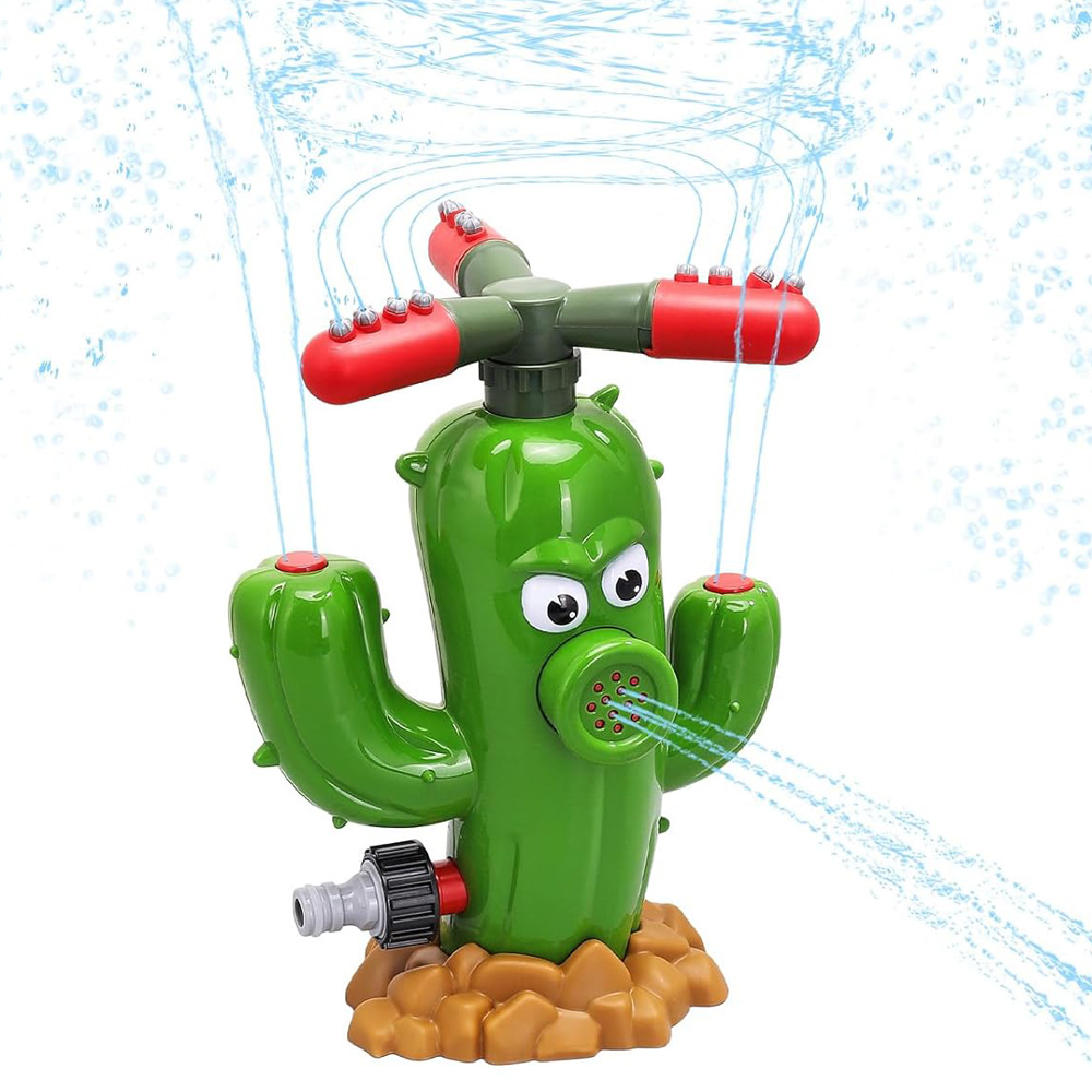 Gardening Tools Cartoon - 水スプレーおもちゃサボテンスプリンクラー屋外裏庭庭水おもちゃ夏の庭漫画スプラッシュスプリンクラー子供用ベビーバスおもちゃ