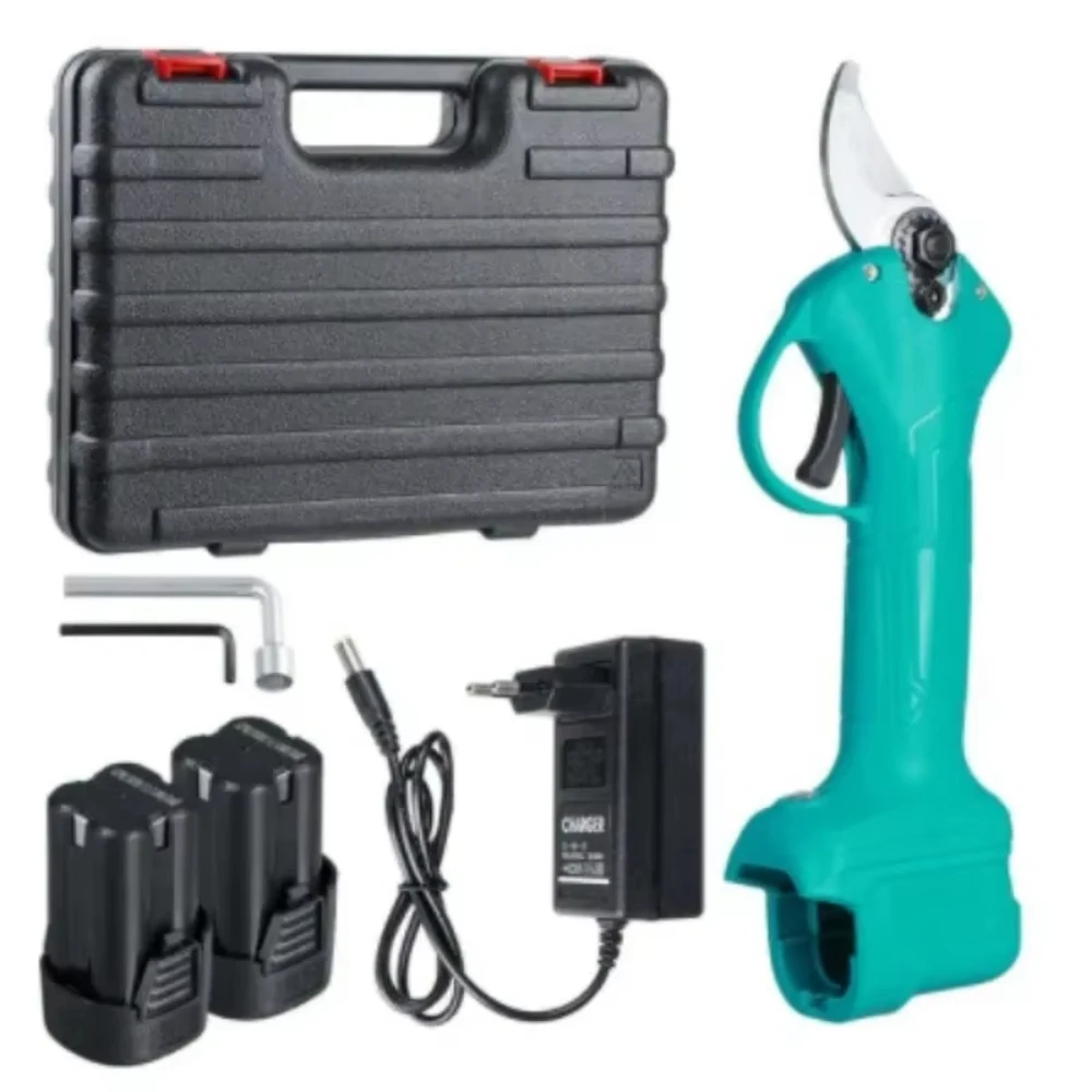 Gardening Tools Battery Powered - ブラシレス電気剪定ばさみ,効率的な庭のはさみ,盆栽剪定,木の枝カッター,バッテリー駆動,16.8v