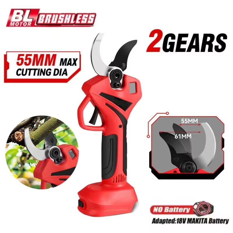 Gardening Tools Battery Powered - マキタ 18V バッテリー用 55mm ブラシレス電動はさみ コードレス剪定鋏