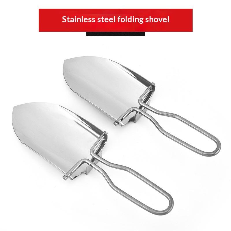 Gardening Tools Spade - 1/2個入りステンレス製折りたたみシャベル – ポータブルガーデン移植ツール、植栽用多機能シャベル