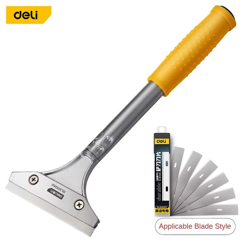 Gardening Tools Good Quality - デリ新良質ステンレス鋼壁紙ペイントタイル床スクレーパー 600 ミリメートルリムーバーブレード付き家庭用クリーニングツール