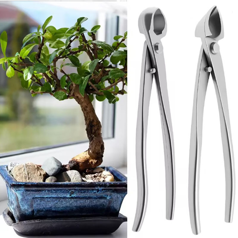 Gardening Tools Gift Set - 2個入り 210mm ステンレス製 盆栽道具セット ガーデンツール ノブカッター