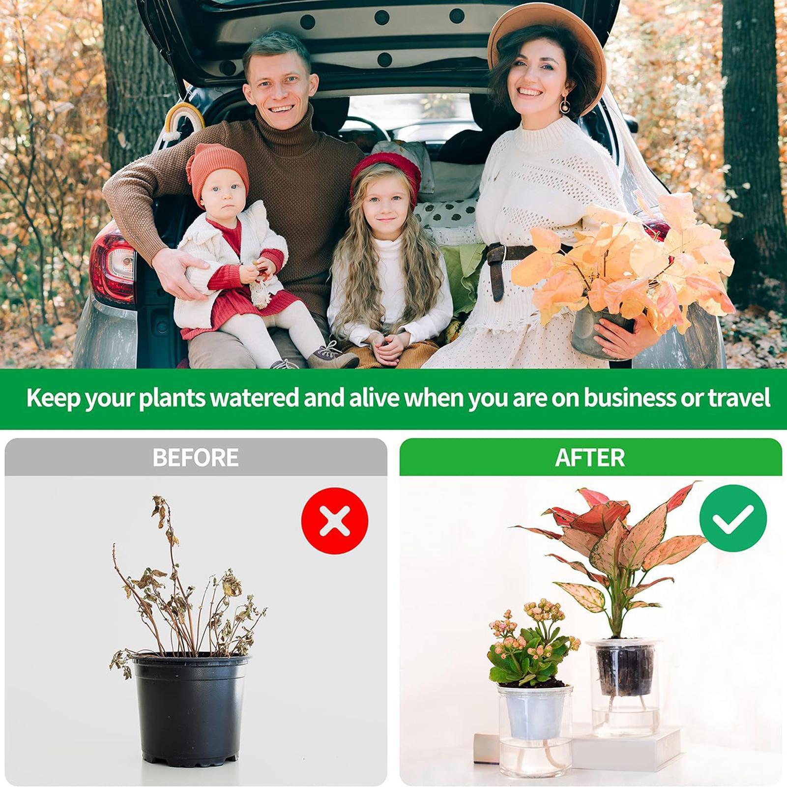 植物用芯材 自動給水用 2ピース自動給水器 ロープ植木鉢用  - Self-Watering Planter のレビューと価格