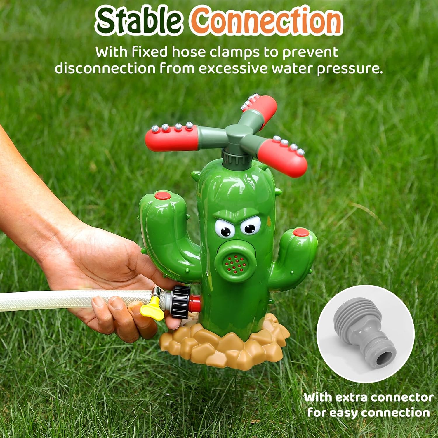 水スプレーおもちゃサボテンスプリンクラー屋外裏庭庭水おもちゃ - Gardening Tools Cartoon のレビューと価格
