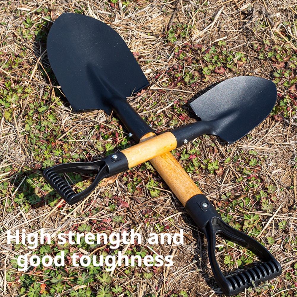 天然木製ハンドル付き防錆鋼製シャベル、尖った園芸用スコップ、 - Gardening Tools Spade のレビューと価格