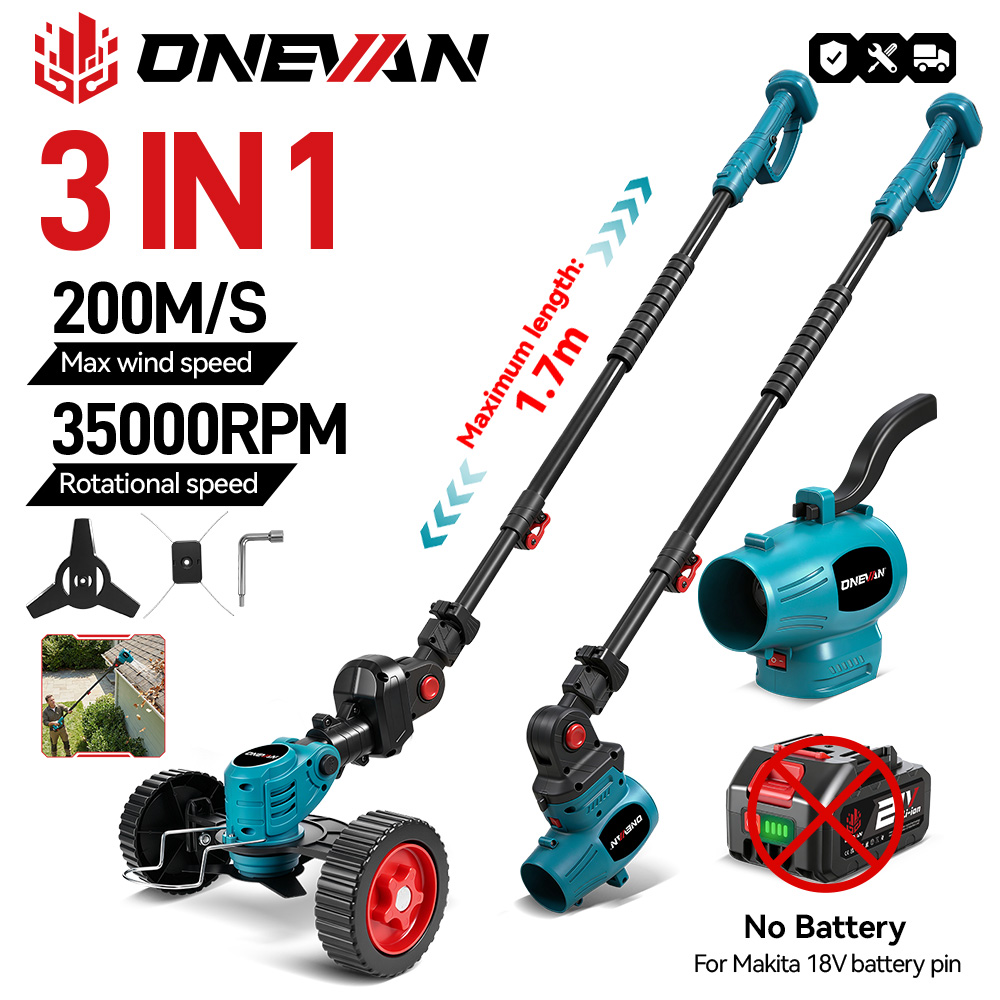 ONEVAN 3IN1 2500W電動芝刈り機、ブロワー機能 - Gardening Tools Battery Powered のレビューと価格