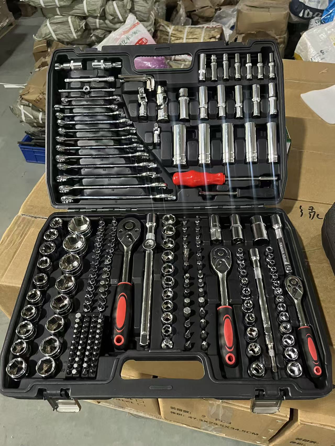 216ピースDIY自動車修理ツールキット、ハンドパワーソース - Gardening Tools Diy のレビューと価格