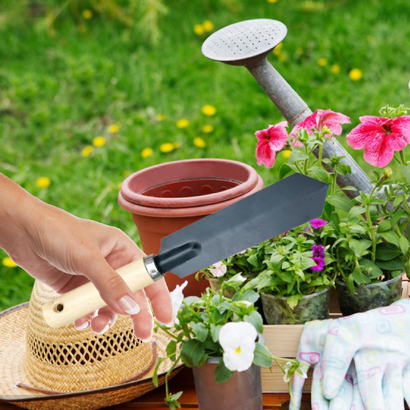 小型ガーデンスパデ掘削ツール木製ハンドル多機能ガーデニングツ - Gardening Tools Spade のレビューと価格