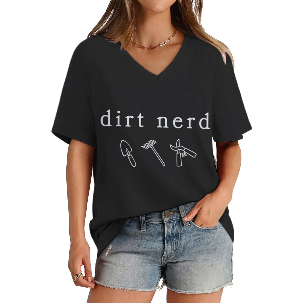 ダートナードガーデニングツール植物愛好家グラフィックTシャツ - Gardening Tools Cartoon のレビューと価格