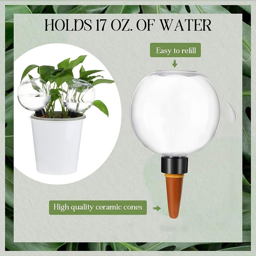 500ML自動給水グローブ点滴灌漑システム、自動給水プランタ - Self-Watering Planter のレビューと価格