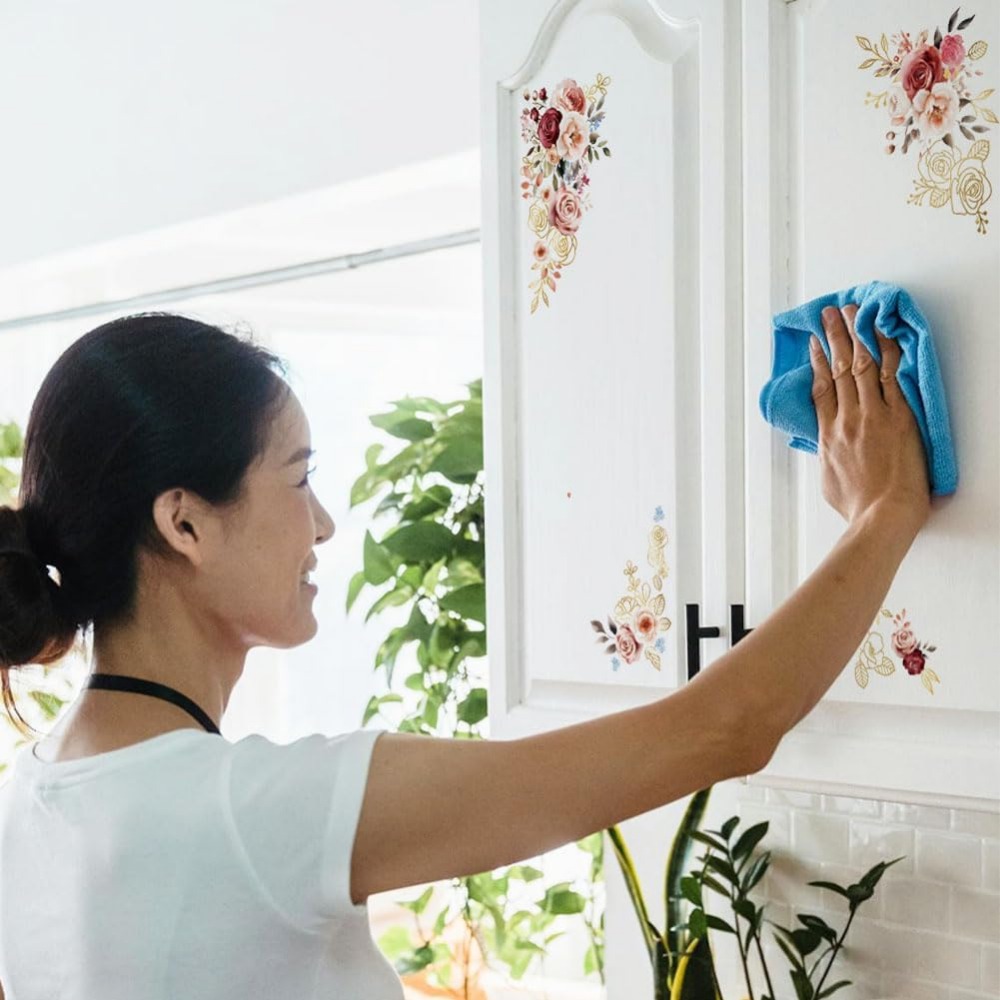 3 ピース/セット水彩バラ家具や工芸品用転写 6 × 12  - Gardening Tools Diy のレビューと価格