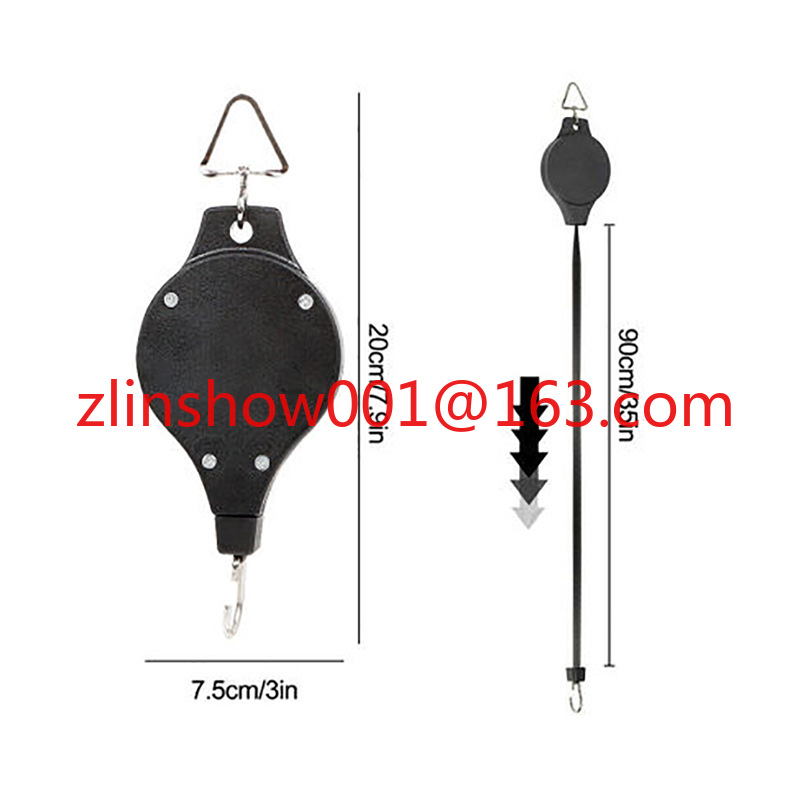 家庭用鉢植え吊り下げフック、強力な伸縮式90CM高強度ナイロ - Gardening Tools In Store のレビューと価格
