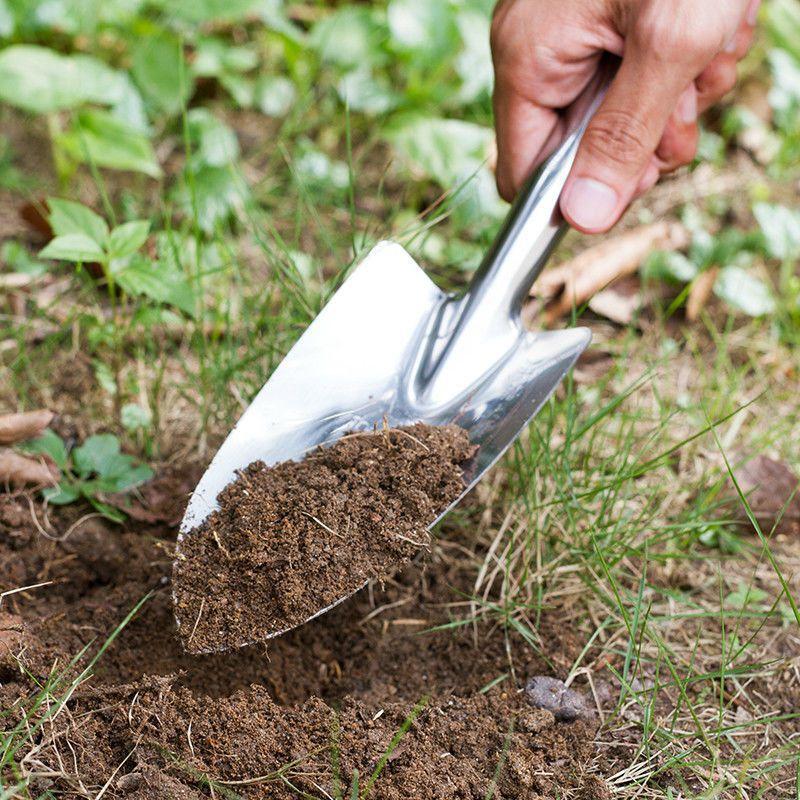 新しいステンレス鋼製小型シャベル、花の植え付け用ガーデンツー - Gardening Tools Spade のレビューと価格
